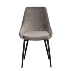 Eetkamerstoel Sierra velvet Grijs