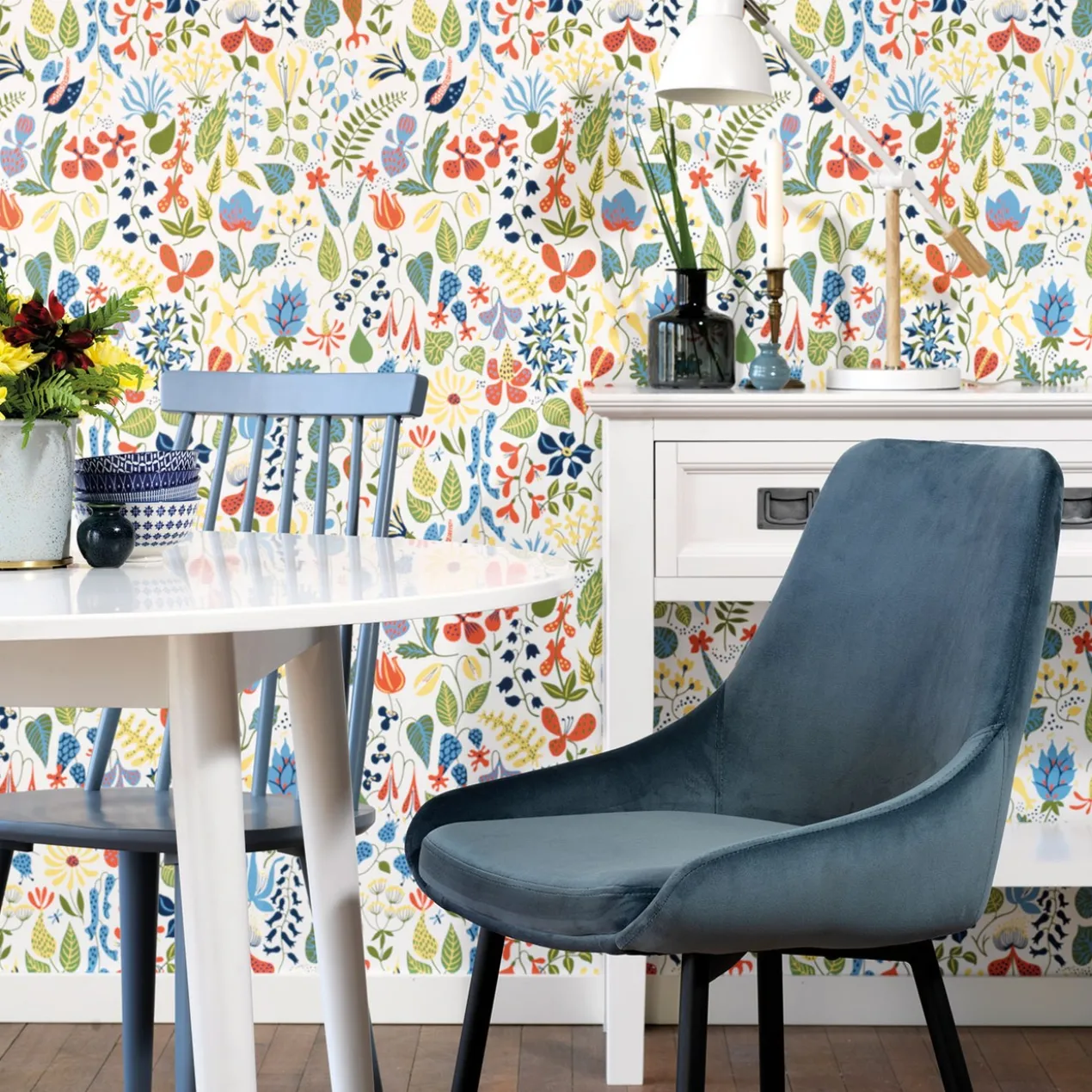 Eetkamerstoel Sierra velvet Blauw