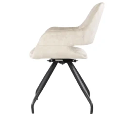 Eetkamerstoel Sophie Draai Off-White
