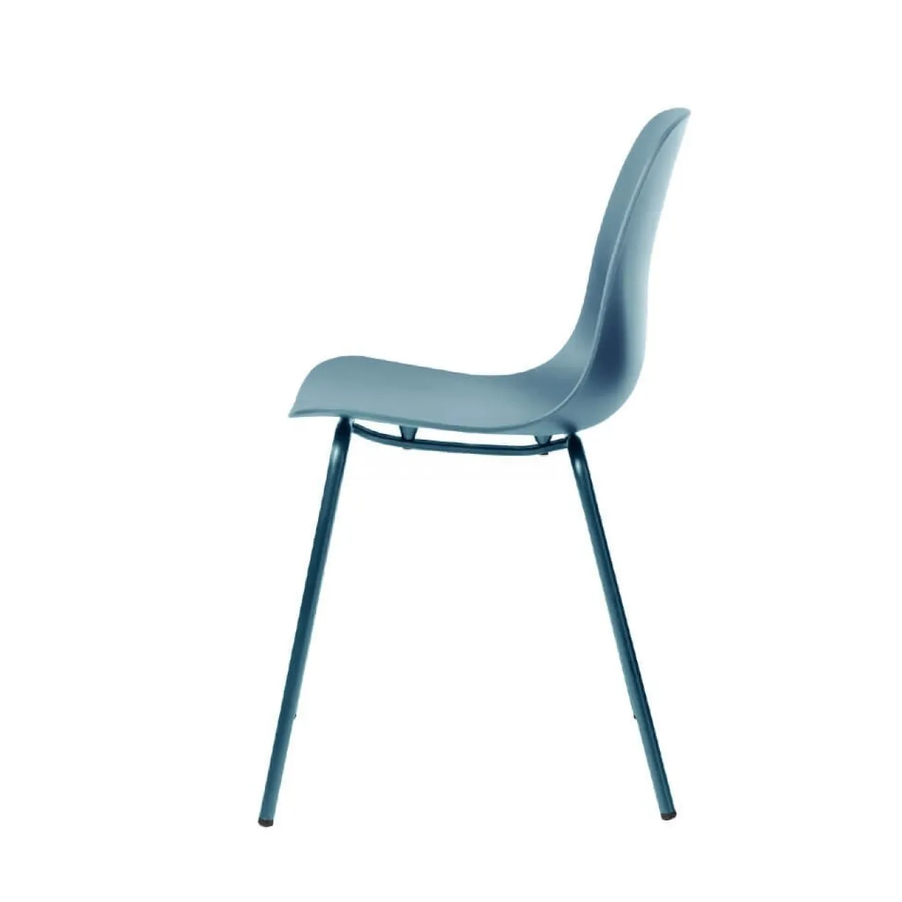 Eetkamerstoel Suus kunststof Blauw