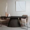 Eetkamertafel Premana ovaal 220 zwart