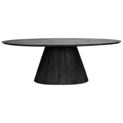 Eetkamertafel Premana ovaal 220 zwart