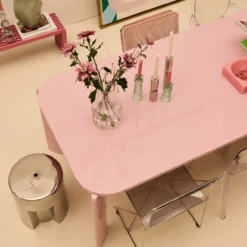 Eettafel Alexis cotton candy 220x100 cm