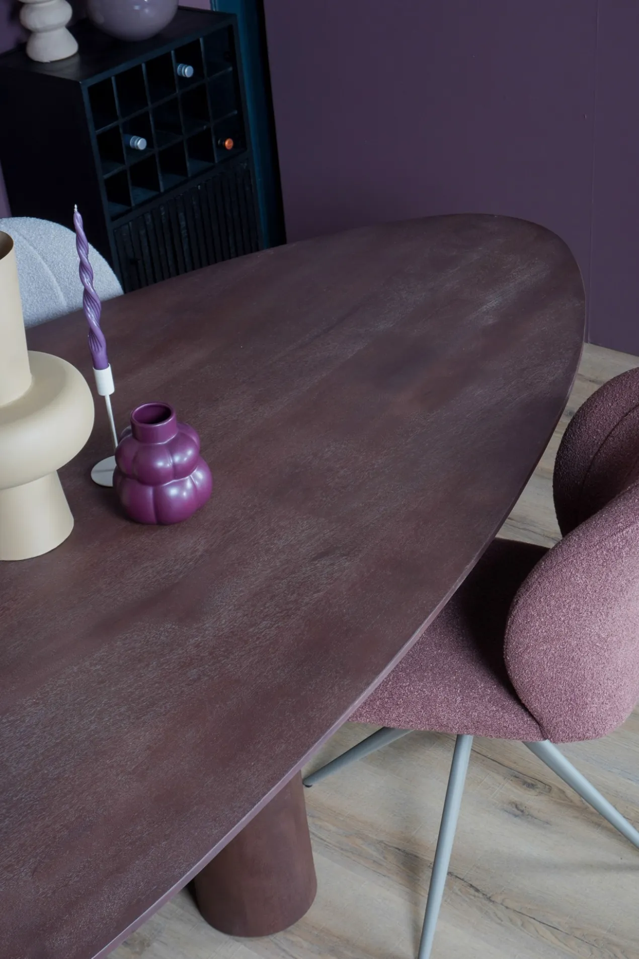 Eettafel Amir - Espresso Mangohout