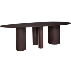Eettafel Amir - Espresso Mangohout