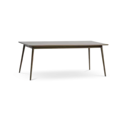 Eettafel Boas verlengbaar gerookt eiken 190x90 cm