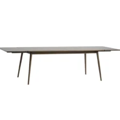 Eettafel Boas verlengbaar gerookt eiken 190x90 cm