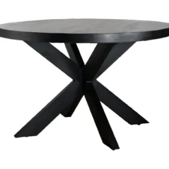 Eettafel Bob Zwart Mangohout ø130 cm