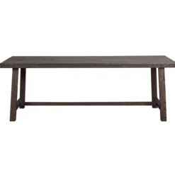 Eettafel Brooklyn Donkerbruin verlengbaar 220 x 95 cm