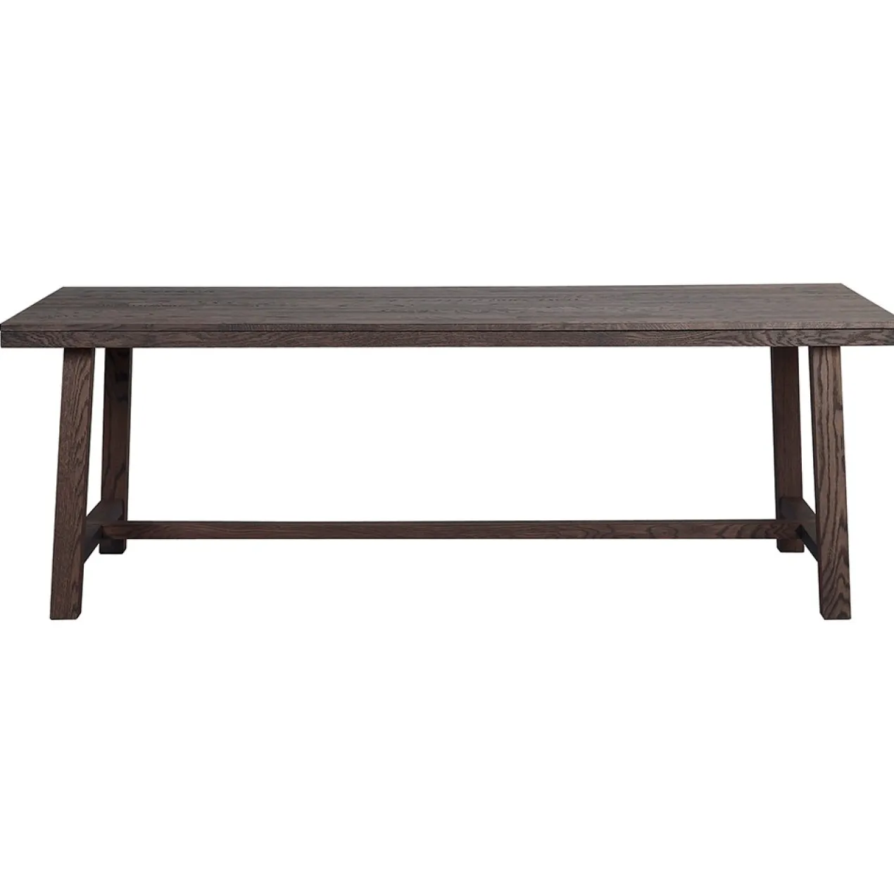 Eettafel Brooklyn Donkerbruin verlengbaar 220 x 95 cm
