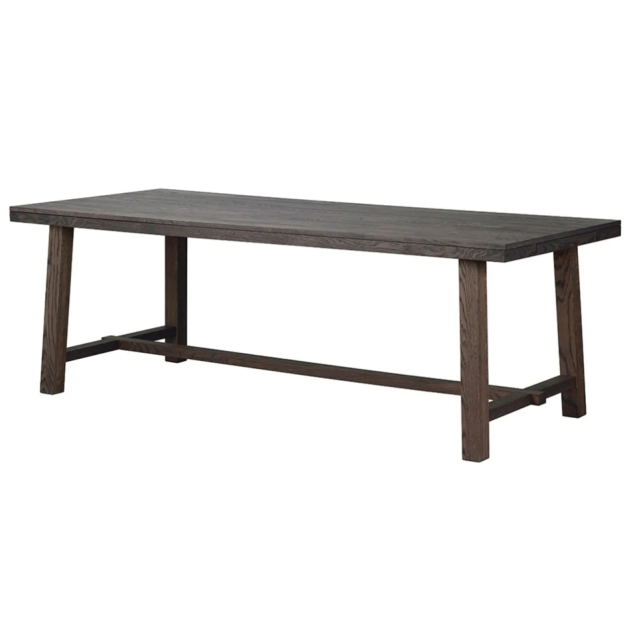 Eettafel Brooklyn Donkerbruin verlengbaar 220 x 95 cm