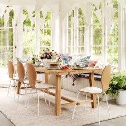 Eettafel Brooklyn Naturel verlengbaar 220 x 95 cm