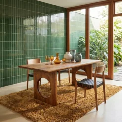 Eettafel Bullnose Chamfered Loop 180x90 cm