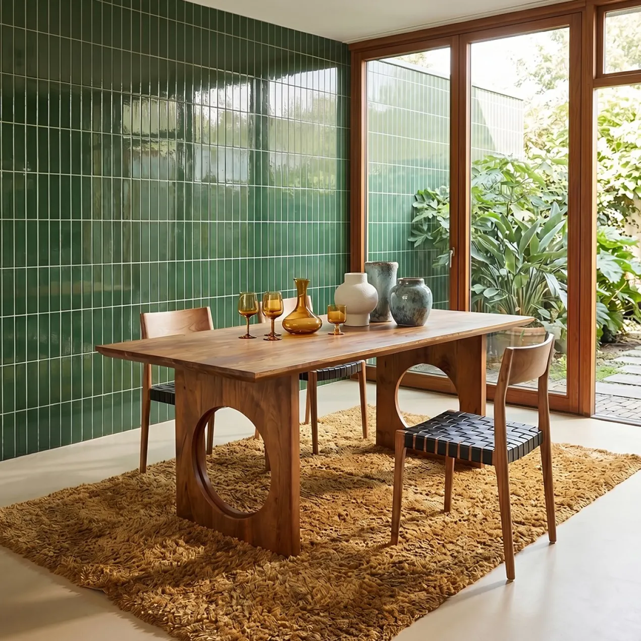 Eettafel Bullnose Chamfered Loop 200x90 cm