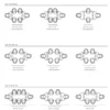 Eettafel Butterfly ovaal zwart 300x90 cm verjongde rand