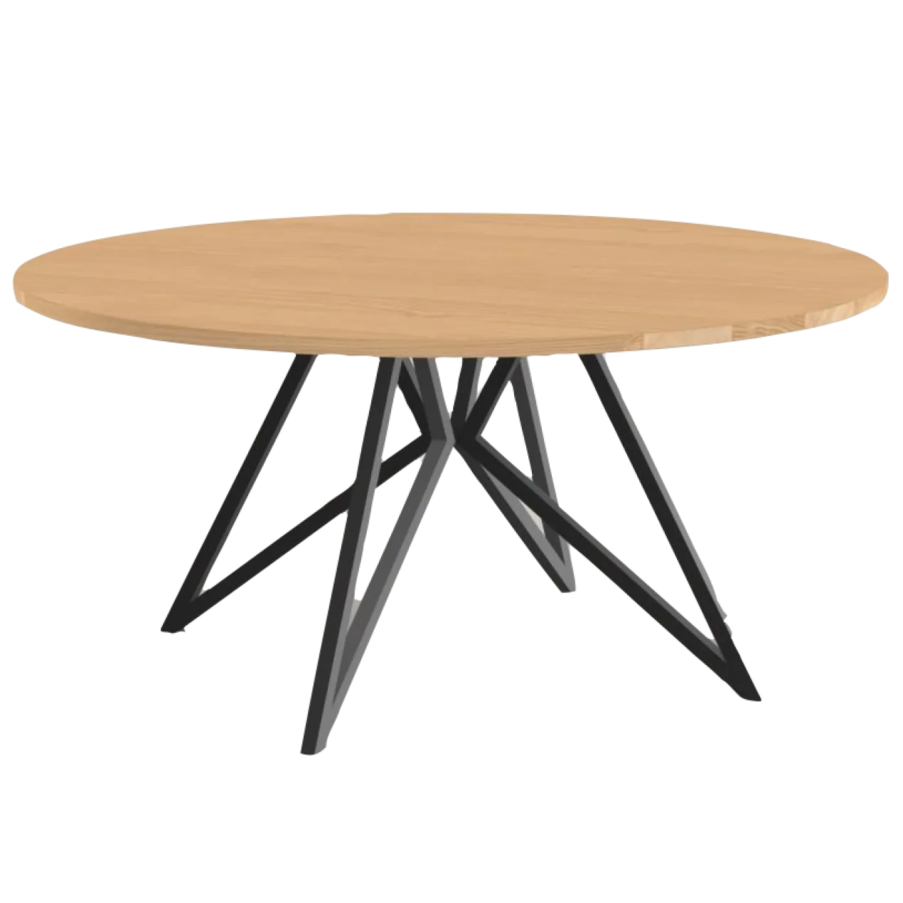 Eettafel Butterfly QuadpodXL naturel Ø170 cm recht