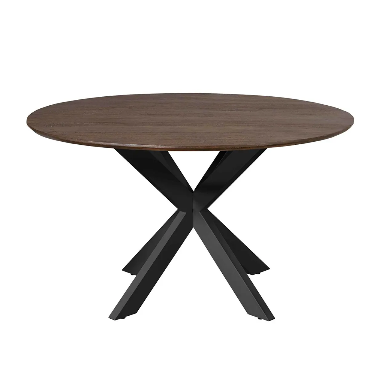 Eettafel De Bokke bruin/zwart Ø150 cm