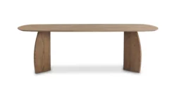 Eettafel Divio tabacco light 200x110 cm