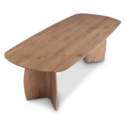 Eettafel Divio tabacco light 220x100 cm