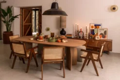 Eettafel Divio tabacco light 220x110 cm