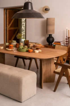 Eettafel Divio tabacco light 220x110 cm