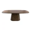 Eettafel Donker deens ovaal 180 cm