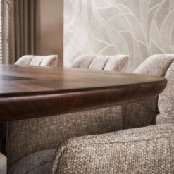 Eettafel Donker deens ovaal 180 cm