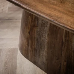 Eettafel Donker deens ovaal 215 cm