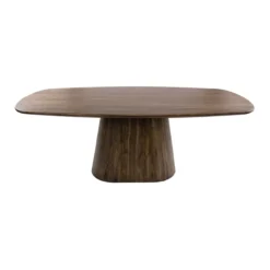 Eettafel Donker deens ovaal 215 cm