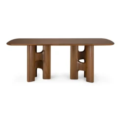 Eettafel Flow teak wild brown 200x110 cm