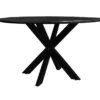 Eettafel Icon ø100 cm - Zwart Mangohout