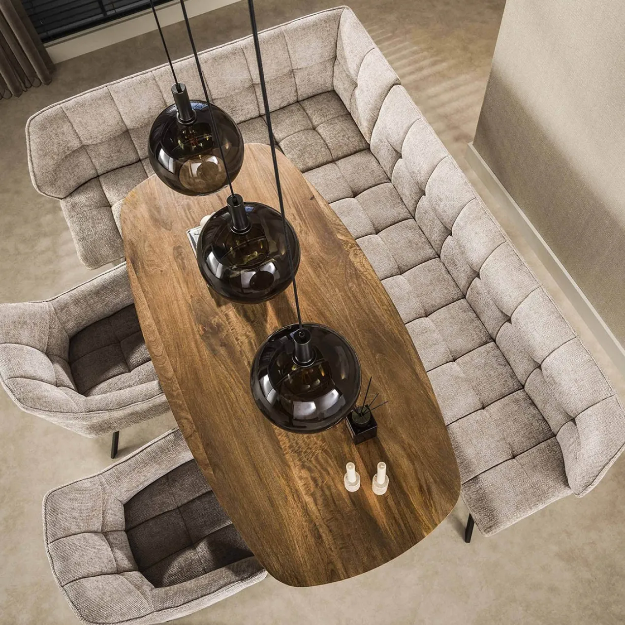 Eettafel Lambda Centro 180x90 cm