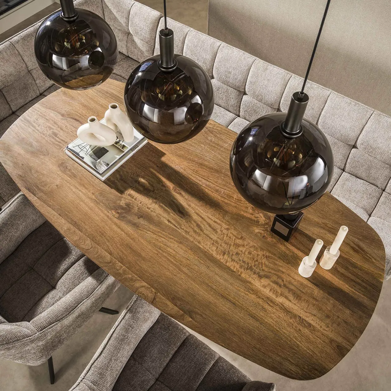 Eettafel Lambda Centro 180x90 cm