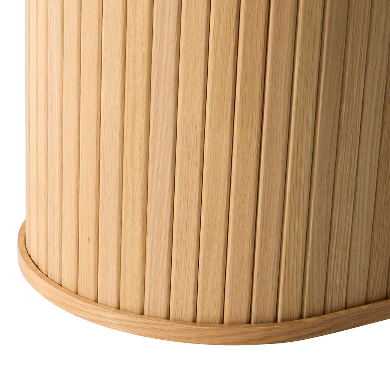 Eettafel Lenn ovaal hout Naturel eiken