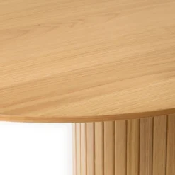 Eettafel Lenn ovaal hout Naturel eiken