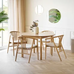 Eettafel Loet naturel uitschuifbaar