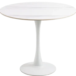 Eettafel Marly keramiek Ø90 cm wit