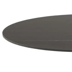 Eettafel Marly keramiek Ø90 cm zwart