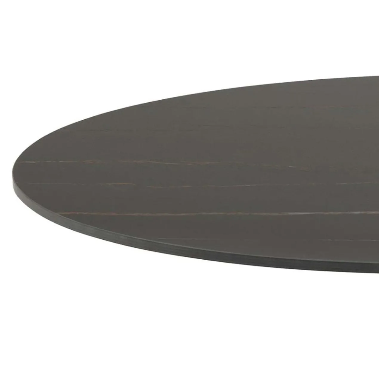 Eettafel Marly keramiek Ø90 cm zwart