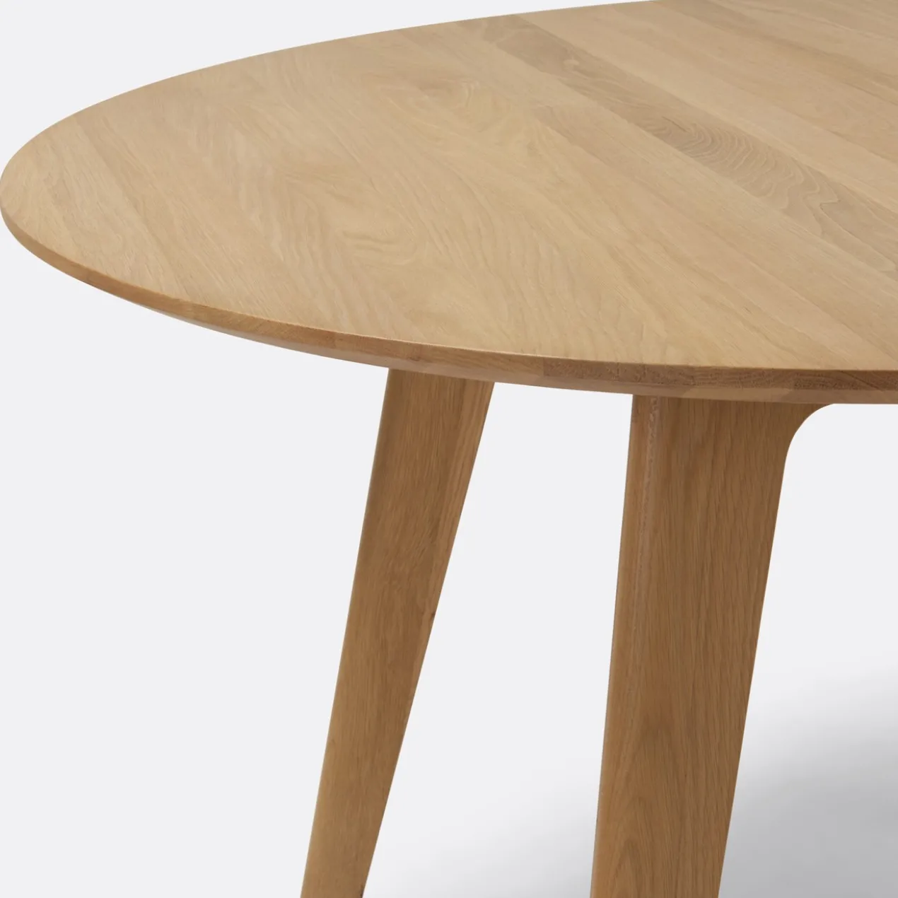Eettafel Mason Ø120 cm massief eiken