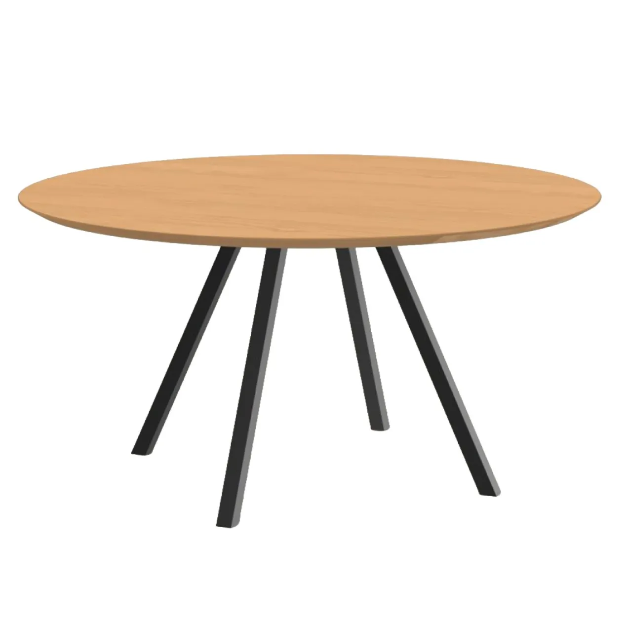 Eettafel New Classic Quadpod naturel Ø140 cm verjongd