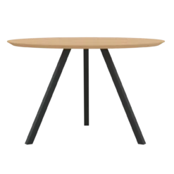 Eettafel New Classic tripod naturel Ø120 cm verjongd