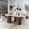 Eettafel Organisch Limestone