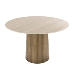 Eettafel Rond Limestone