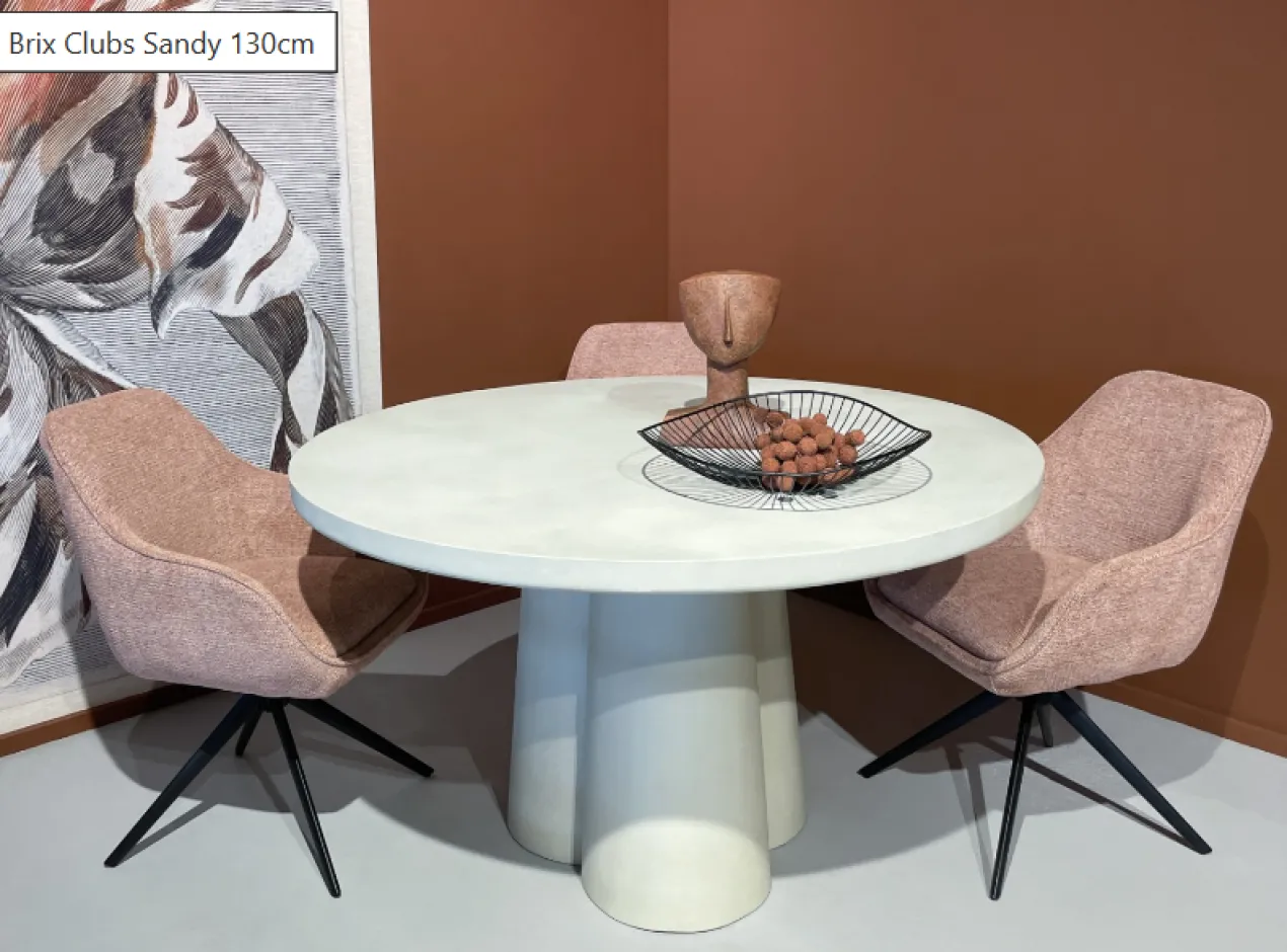 Eettafel rond Stone 130