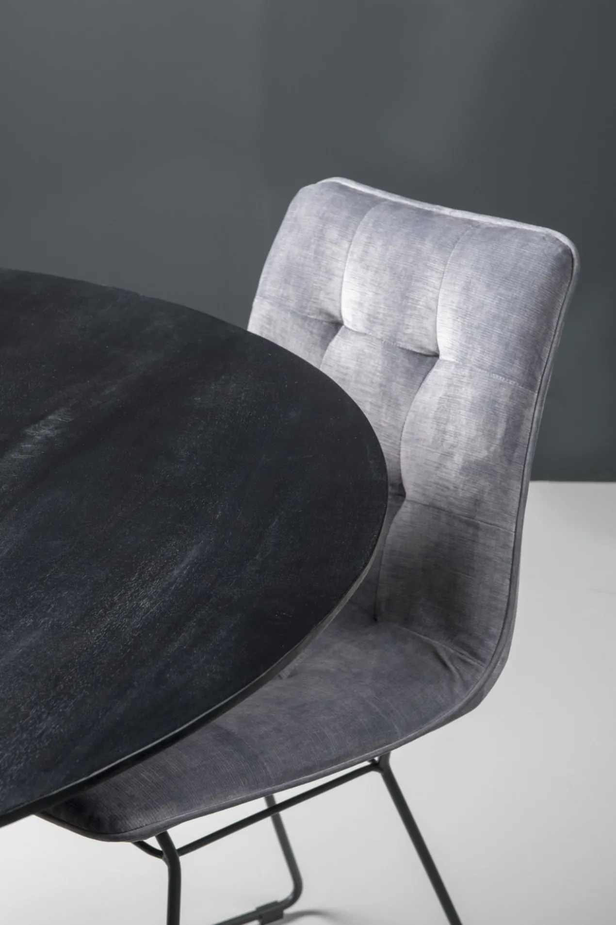 Eettafel rond zwart 120