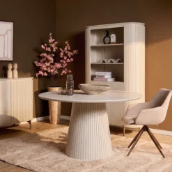 Eettafel Sol Witzand Ø130 cm