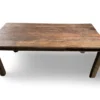 Eettafel teak uniek groot.