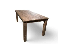 Eettafel teak uniek groot.