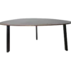 Eettafel Tinus Bruin - Kiezelvormig 200 cm